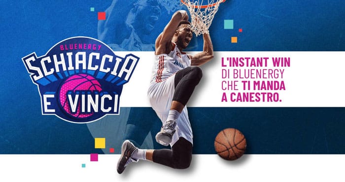 "Schiaccia e vinci" con Blue Energy