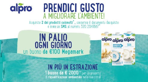 Alpro: vinci buoni spesa Megamark