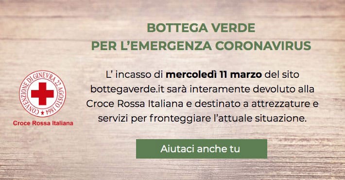 Bottega Verde per la Croce Rossa Italiana