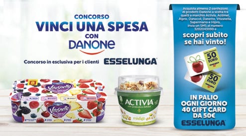 Danone e Esselunga: vinci una spesa