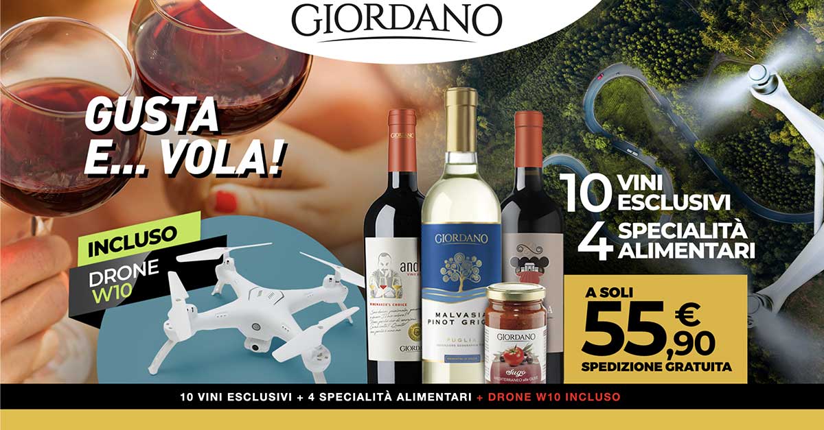 Giordano Vini offerta drone