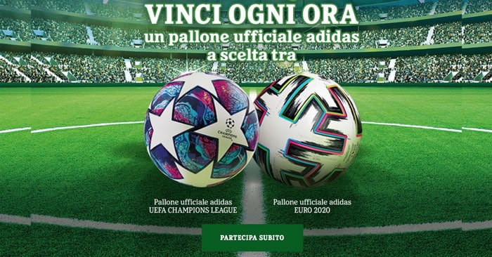 Heineken "Vinci ogni ora": in palio palloni Adidas