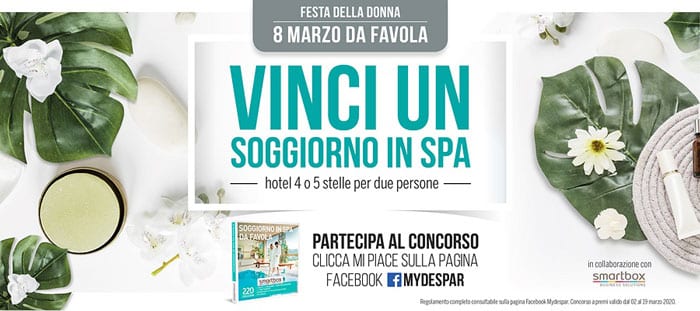 MyDespar: vinci soggiorno in SPA