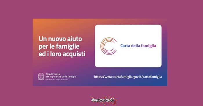 Carta Famiglia