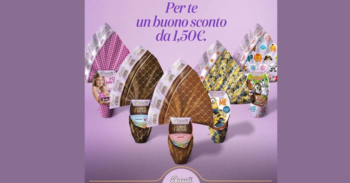 Buono sconto uova di Pasqua Bauli