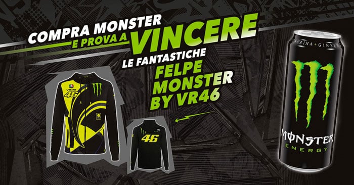 Monster: vinci la felpa