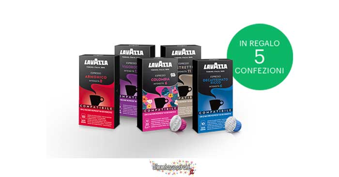 Approfitta della nuova promozione Lavazza che ti offre la consegna gratuita di qualsiasi ordine fino al 23 aprile 2020: fai scorta e #restaacasa! Scopri anche come ottenere 5 confezioni di capsule in regalo leggendo l’articolo!