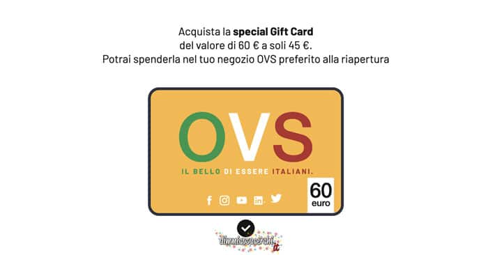 OVS gift card