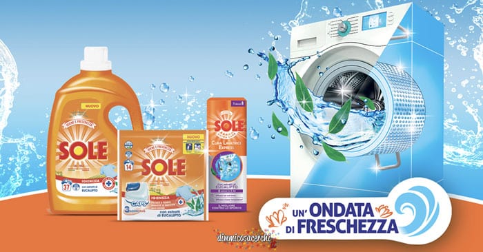 Rimborso detersivi Sole "Ondata di freschezza"