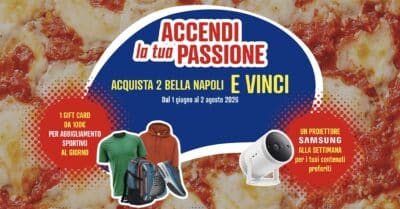 Concorso Buitoni Bella Napoli vinci gift card Futbol Emotion e proiettore Samsung