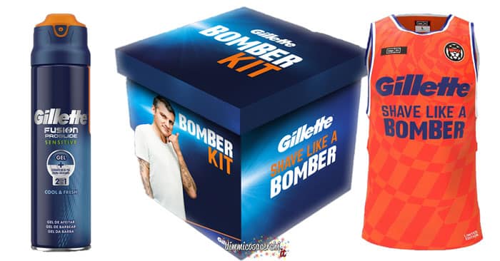 Gillette: vinci il bomber kit