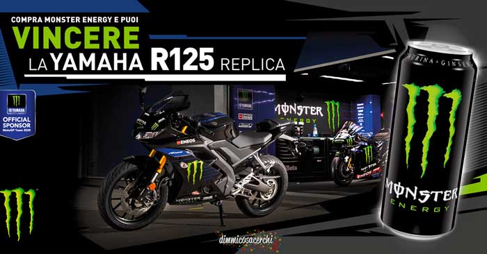 Vinci Yamaha R125 Replica con Monster