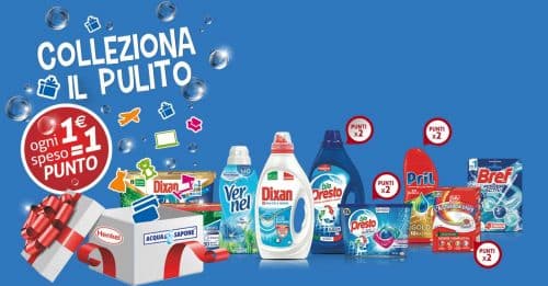 Colleziona il pulito Henkel: come funziona la raccolta punti