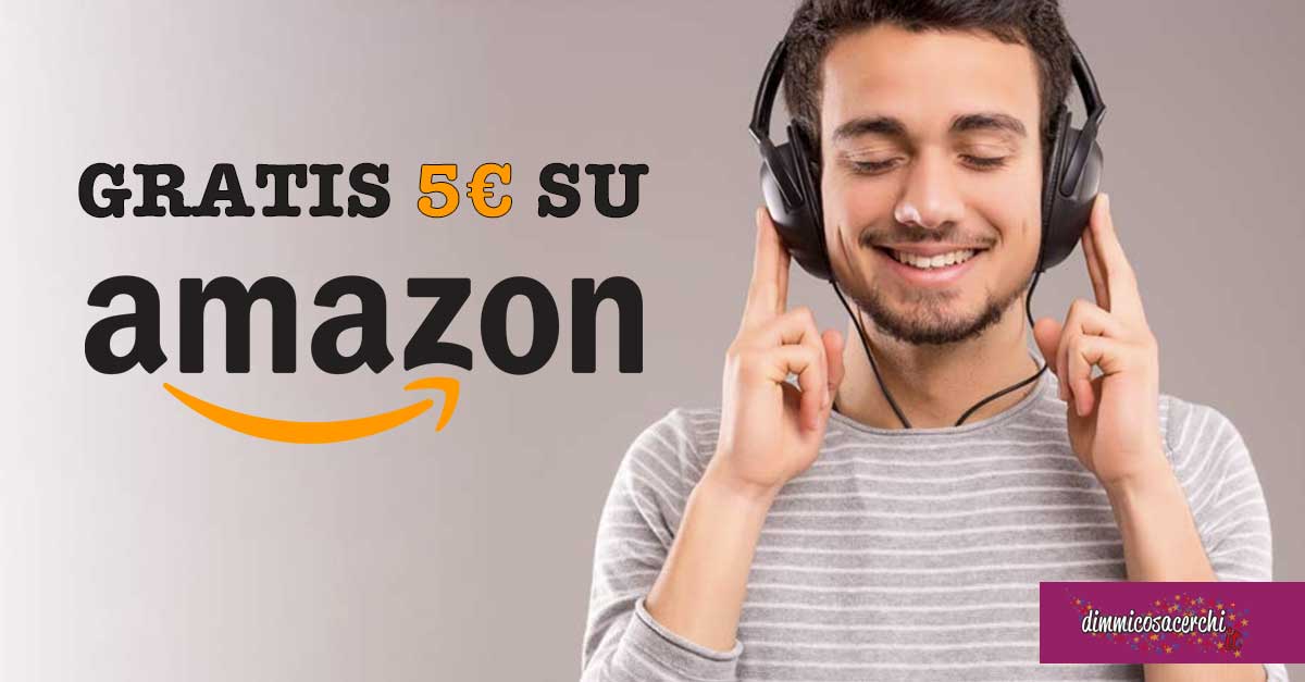 Audible ti regala 5€ su Amazon.it