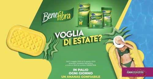 Benefibra: vinci ananas gonfiabile