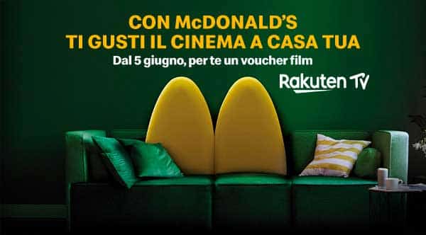 Con McDonald’s ti gusti il cinema a casa tua