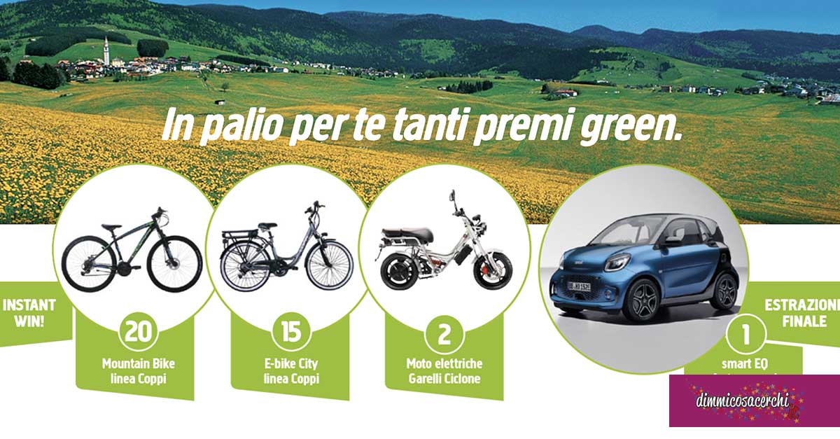 Rigoni di Asiago: vinci biciclette e auto Smart Fortwo