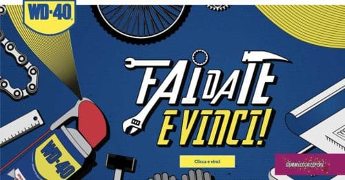 Fai da te e vinci con Wd-40: tanti premi per i vincitori 1 Fai da te e vinci con Wd-40