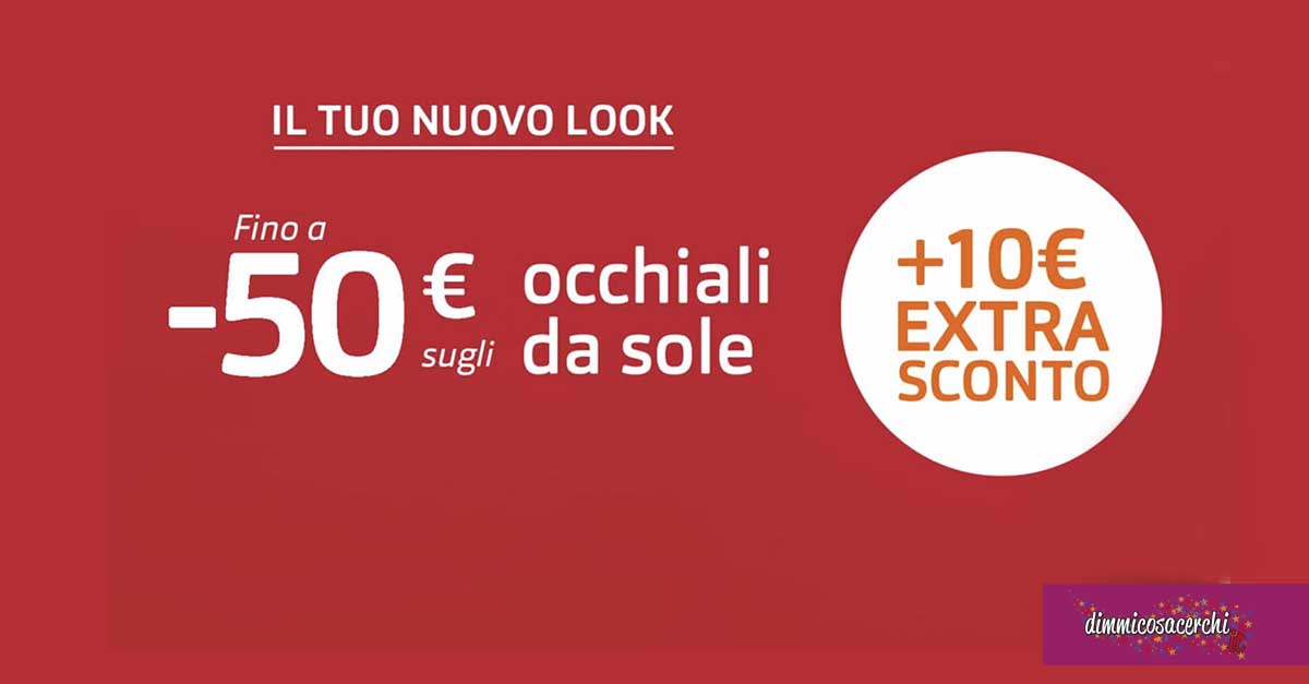 Coupon occhiali da sole Grand Vision