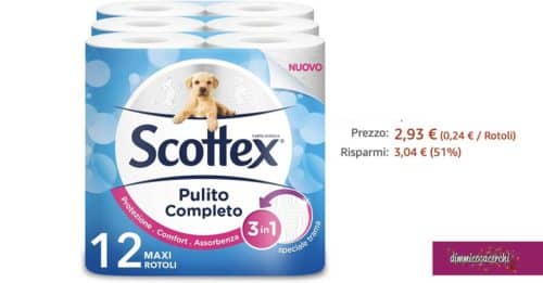 offerta scottex pulito completo