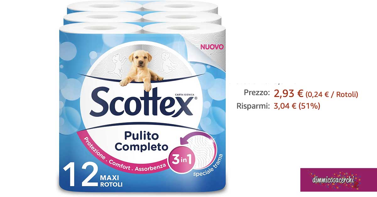 12 Rotoli Maxi Scottex A Soli 2 93 Dimmicosacerchi