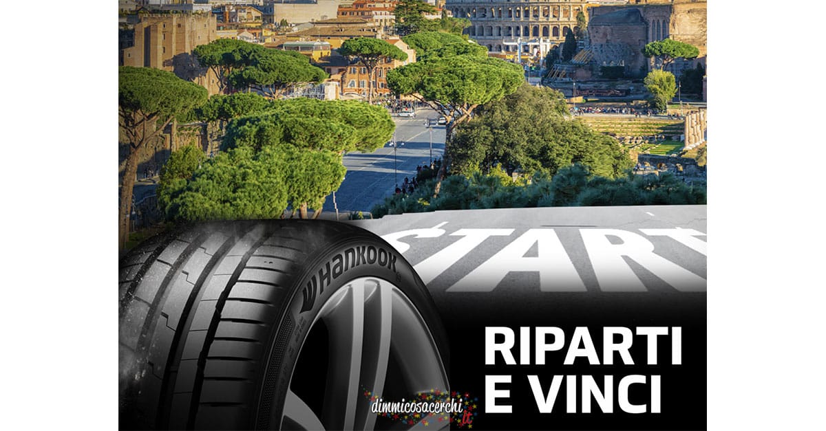 Pneumatici Hankook: riparti e vinci