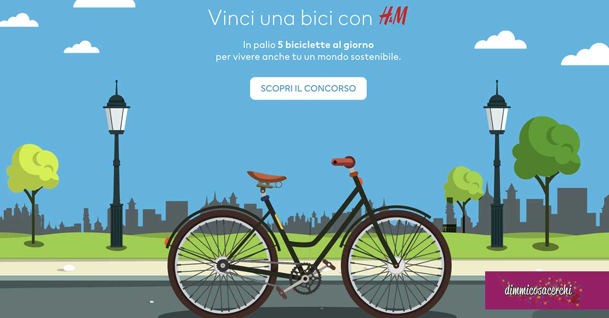 Vinci una bicicletta con H&M