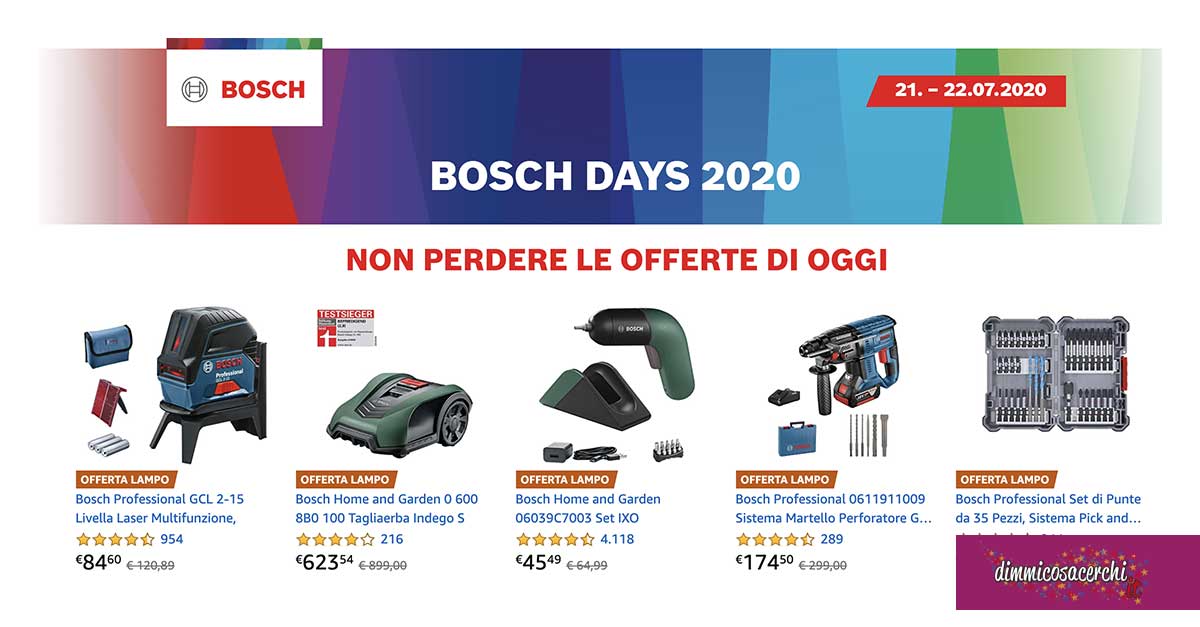 Bosch Days : risparmia su utensili e attrezzi per giardinaggio e fai  da te!