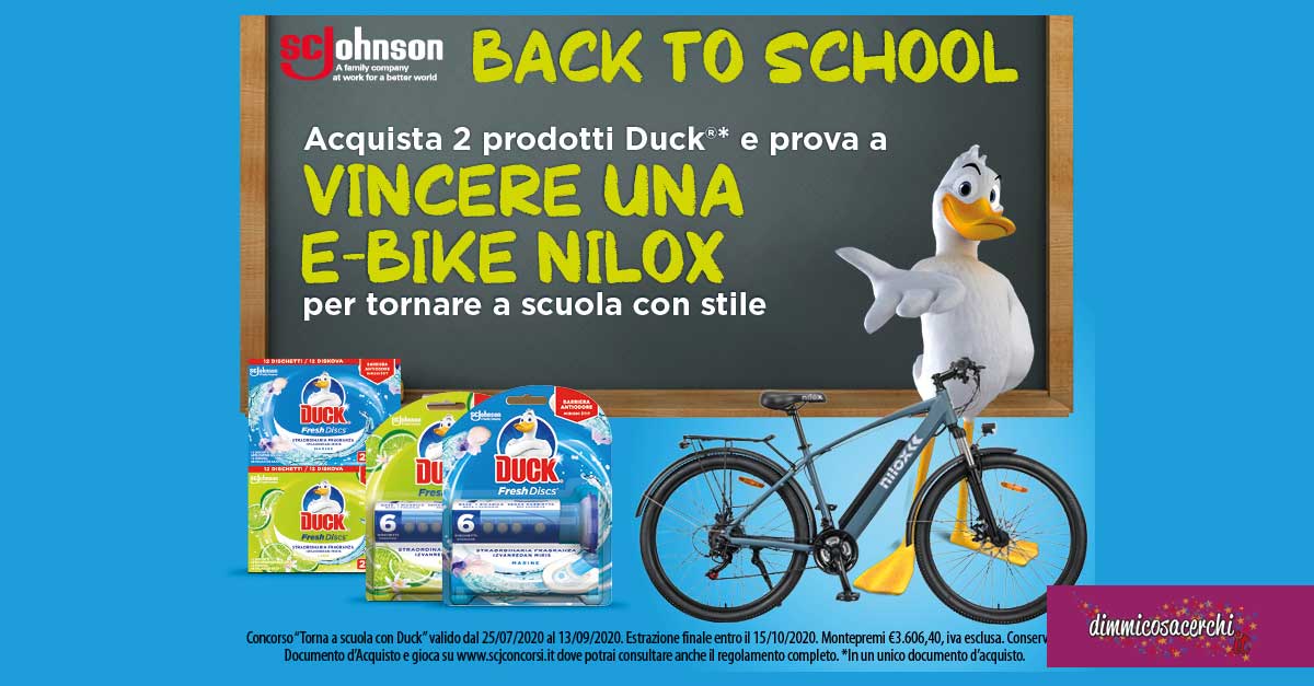 Concorso "Torna a scuola con Duck"