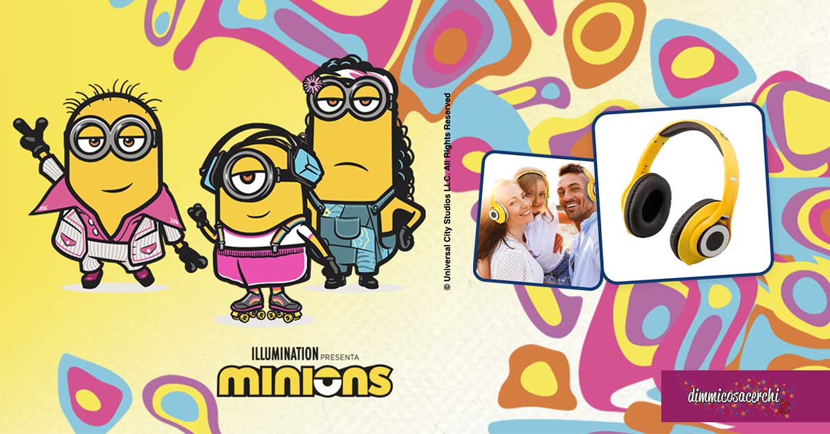 Concorso cereali Nesquik: vinci cuffie wireless Minions