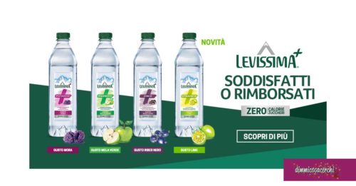 Prova Levissima+: soddisfatti o rimborsati