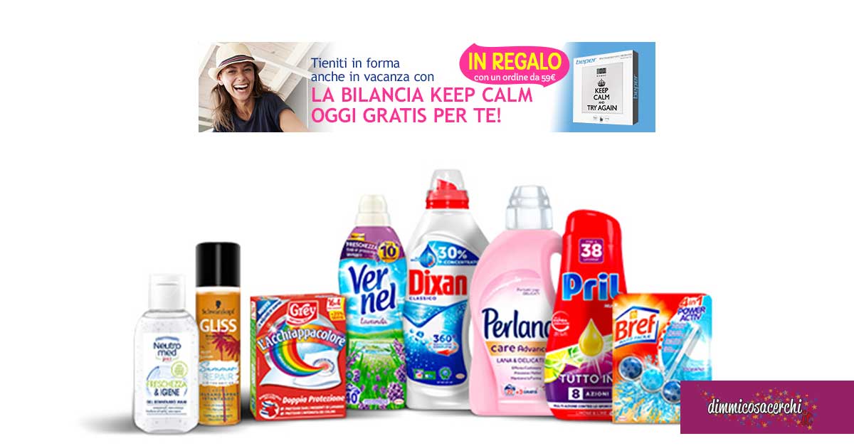 Casa Henkel: IN REGALO la bilancia pesapersone elettronica di Beper