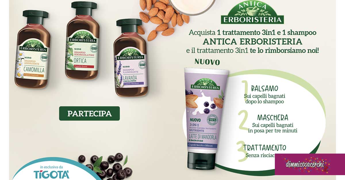 Cashback Antica Erboristeria