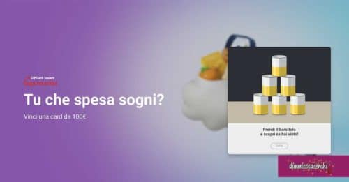 Vinci MyGiftCard Square Supermarket da 100€ con liveFAST