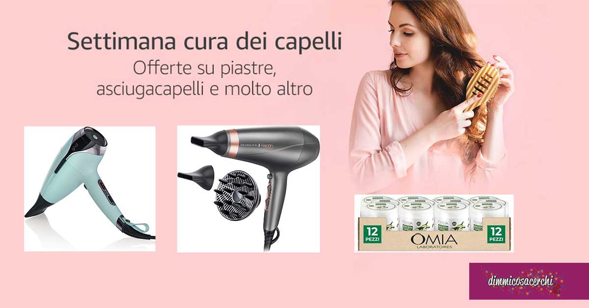 Amazon: settimana della cura dei capelli