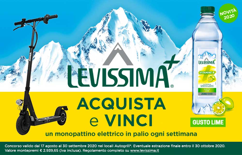 Concorso “Levissima+ e Autogrill”