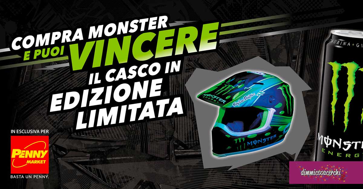 Da Penny vinci il casco con Monster