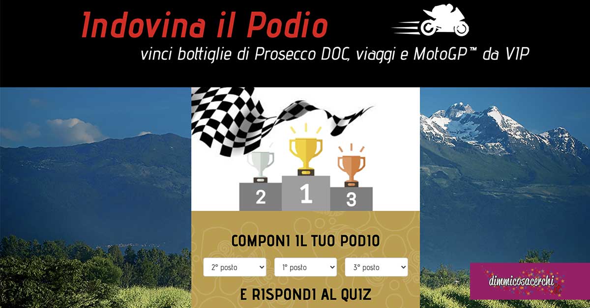Prosecco DOC "Indovina il podio MotoGP"
