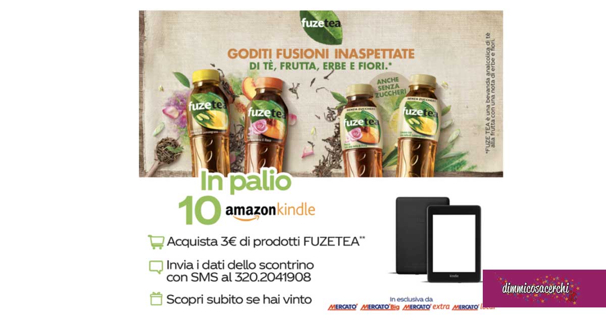 Vinci Amazon Kindle con Coca-Cola e Dimar