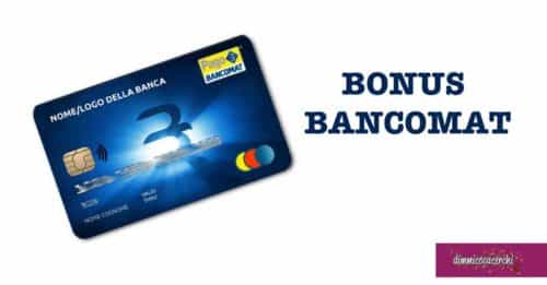 Bonus bancomat: cos'è e come funziona