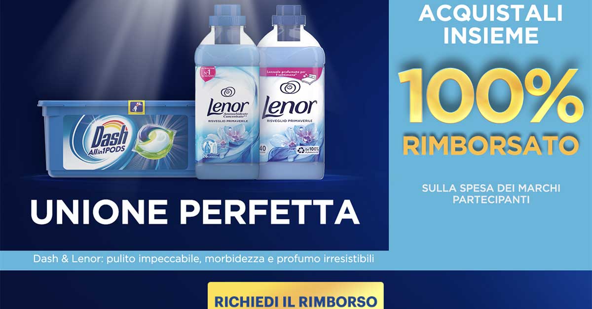 Cashback "Unione perfetta