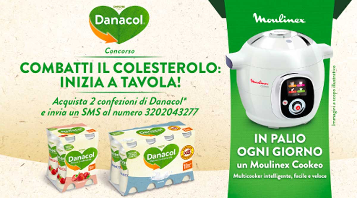 Danacol: vinci Moulinex Cookeo