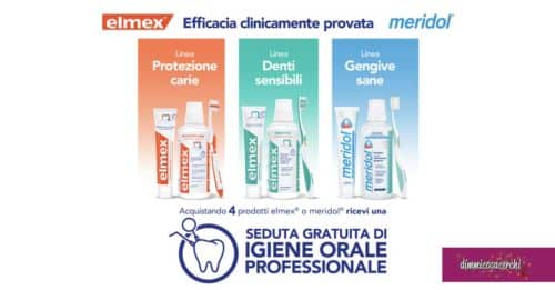 Elmex e meridol regalano una pulizia dentale