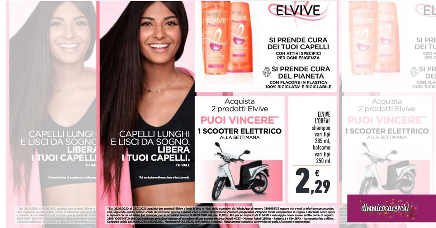Elvive: vinci scooter elettrico Askoll NGS3 ogni settimana