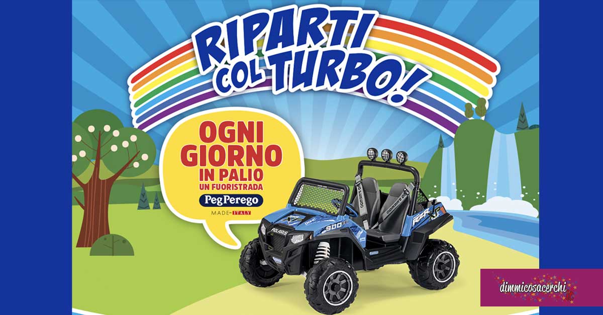 Fruttolo: vinci fuoristrada Peg Perego