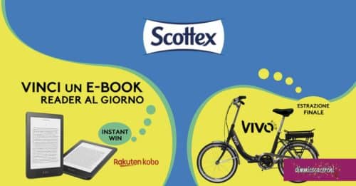 Scottex: vinci e-book e bicicletta Vivo Bike