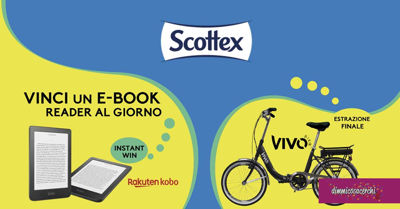 Scottex: vinci e-book e bicicletta Vivo Bike