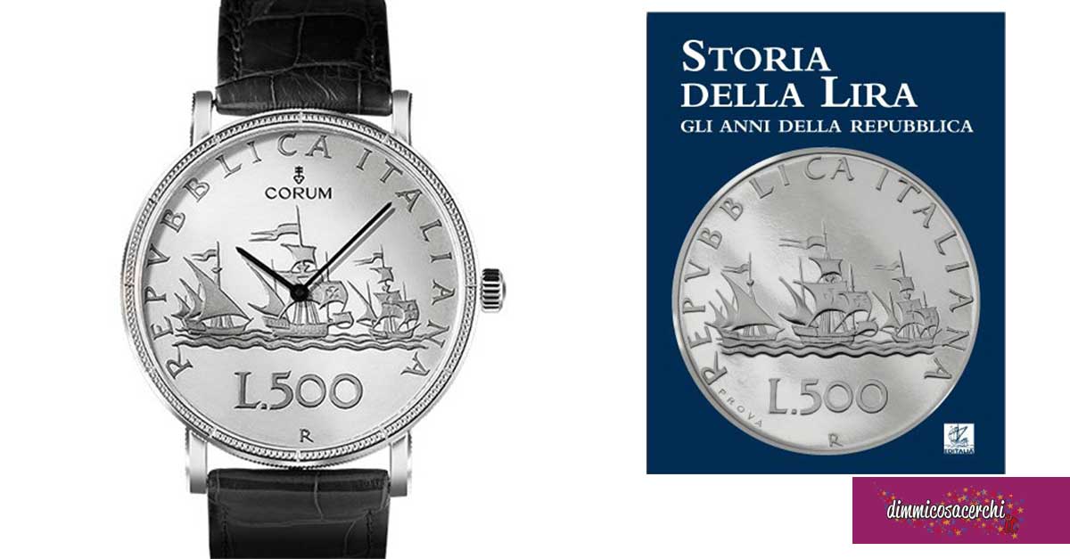 Orologio Artisan Coin Watch 500 LIRE: in regalo il libro "Storia della lira"