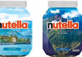 Vasetti Nutella "Ti amo Italia"