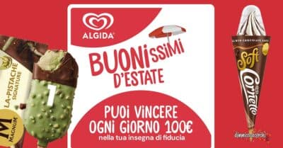 concorso Algida Buonissimi d'Estate 2026 vinci buoni spesa 100 euro VéGé